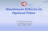 Nonlinear Effects in Optical Fiber · vanishes and optical fibers do not exhibit second-order nonlinear effects. The lowest order nonlinear effects in optical fiber originate from