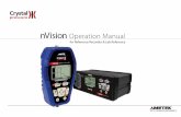4701 nVision Operation Manual - Amazon Web Services · nVision lets you visualize measurements graphically, with or without a pc, in real time as it is being recorded. It is much