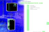 AG Inverter MICROMASTER 440 - lel.hkInverter MICROMASTER 440 4/2 Description 4/4 Circuit diagrams 4/6 Technical data 4/9 Selection and ordering data 4/12 Options ... frequency inverter