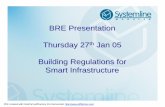 BRE Presentation Thursday 27 Jan 05 Building Regulations ...projects.bre.co.uk/ibseminar/2_Regulations_Armour... · Systemline Modular Control Power Audio Armour Group Plc ØAim “Company