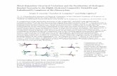 Metal-Dependent Structural Variations and the ... · The preservation of the differences between conformations of the coordination subunits in the bis-complexes and in the corresponding