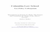 Columbia Law School...enumerated in section 861, (2) foreign source income, specific instances of which are enumerated in section 862, and (3) income from sources partly within, and