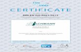 EIIAE - Ilchmann Fördertechnik GmbH · DIN EN ISO 9001:2015 Management system as per Evidence of conformity with the above standard(s) has been furnished and is certified in accordance