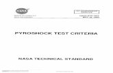 PYROSHOCK TEST CRITERIA - NASA · NASA-STD-7003 May 18, 1999 FOREWORD This Standard is approved for use by NASA Headquarters and all NASA Centers and is intended to provide a common