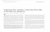 Solving the 1980s' Velocity Puzzle: A Progress Report · Solving the 1980s’ Velocity Puzzle: A Progress Report Courtenay C. Stone and Daniel L. Thornton HE velocity of money measures