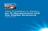 The Coalition’s Policy for E-Government and the Digital Economylpaweb-static.s3.amazonaws.com/Coalition's Policy for E... · 2013-09-02 · 3 The Coalition’s Policy for E-Government