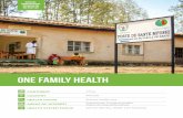 ONE FAMILY HEALTH - Social Innovation in Health...ONE FAMILY HEALTH Credit: L van Niekerk, Rwanda, SIHI 2015. This case study forms part of the Social Innovation in Health Initiative