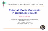 Quantum Logic Circuits - vlsicad pagevlsicad.eecs.umich.edu/Quantum/presentations/JPH_QuIST... · 2007-11-27 · Quantum Circuits • A quantum “circuit” is a sequence of quantum