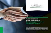 Accounts Receivable Management Specialists · 2018-10-16 · Since 1927, The Thomas Agency has a long and successful history of offering comprehensive accounts receivable management