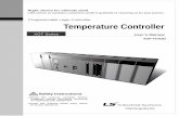 Programmable Logic Controller Temperature Controller · operation from PLC may cause serious problems to safety in whole system. - Install protection units on the exterior of PLC