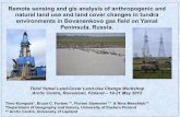 Remote sensing and gis analysis of anthropogenic …...Remote sensing and gis analysis of anthropogenic and natural land use and land cover changes in tundra environments in Bovanenkovo