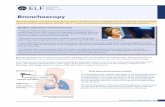 Bronchoscopy - European Lung Foundation 1 Bronchoscopy Bronchoscopy is a procedure that allows a doctor to examine your windpipe, airways and lungs. This factsheet explains what the