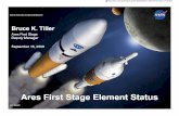 M09-0739 Presentation - NASA · Ares I First Stage Overview ♦ Shuttle-Derived Five-Segment Solid Rocket Booster • Increased performance • Extensibility to Ares V ♦ Metal and