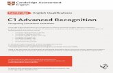 C1 Advanced C1 Advanced Recognition · Universidad Nacional de Misiones Universidad Nacional del Litoral (UNL) Universidad Nacional del Sur, Departamento de Humanidades Australia