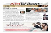 August 8, 2011 Issue 255 You: Under The Influence · You: Under The Influence Who changed your career? Your life? When Country Aircheck talks to radio or label pros, the subject of
