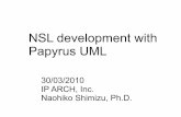NSL development with Papyrus UML - IP ARCH, Inc.NSL development with Papyrus UML 30/03/2010 IP ARCH, Inc. Naohiko Shimizu, Ph.D.