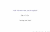 High dimensional data analysis - Biostatisticscavanr/asfChap7.pdf · Data mining We will consider 3 appraoches to high dimensional data analysis here: I random forests I logic regression