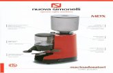  · specu i: Cromo, Oro, con leva dosatore in metal o pressofuso. coffee grinder MDX Standard model available in the automatic or semiautomatic versions. Micrometric grinding thickness