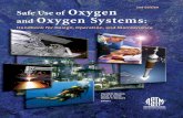 Safe Use of Oxygen and Oxygen Systems - ASTM International...iii Foreword This edition ofTHE SAFE USE OF OXYGEN AND OXYGEN SYSTEMS is sponsored by Committee G4 on Compatibility and