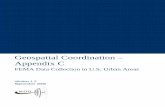 Geospatial Coordination – Appendix C · 2019-01-31 · Geospatial Coordination – Appendix C FEMA Data Collection in U.S. Urban Areas Version 1.2 ... Geological Survey (USGS),