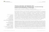 Time series analysis for psychological research: examining ... · as Introductory Time Series with R (Cowpertwait and Metcalfe, 2009), Time Series Analysis with Applications in R