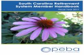 South Carolina Retirement System Member Handbook · 2017-03-22 · Online Access to Your SCRS Account.....2 . Purchasing ... The South Carolina Retirement System (SCRS) is a defined