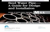 This is a preview of AWWA M11-2004. Click here to purchase ......Errata to AWWA Manual M11 Steel Pipe—A Guide for Design and Installation, 4th ed. (December 2013) Chapter 1 1. On