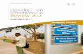 Development Effectiveness Review 2012 - …...Development Effectiveness Review 2012 - Governance The views expressed in this book are those of the authors and do not necessarily reflect