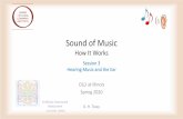 Sound of Music - olli.illinois.eduolli.illinois.edu/downloads/courses/2020 Spring Courses/Sound of Mu… · Sound of Music How It Works Session 3 Hearing Music and the Ear OLLI at