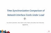 Time Synchronization Comparison of Network Interface Cards ... · network load is below 50% Linux PTP-based synchronization delivers sub 3ms accuracy. • NTP protocol provides sub