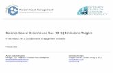 Science-based Greenhouse Gas (GHG) Emissions Targets ... Science-based Greenhouse Gas (GHG) Emissions