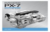 SPEC SHEET - PACCAR Powertrain · The 6.7-liter PACCAR PX-7 engine delivers superior performance, minimizes operational costs and maximizes uptime for medium-duty customers. Reduced