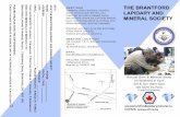 THE BRANTFORD LAPIDARY AND MINERAL SOCIETY Brochure... · Brantford Lapidary & Mineral Society, 1 Sherwood Drive, Brantford, ON N3T 1N3 PLEASE HELP US SAVE THE ENVIRONMENT: Check
