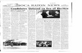 Vol. 5 No. 9 Boca Raton, Florida, Thursday, January 28, .1966 … · 2014-01-30 · INDEX Church News Classified Ads Deerfield Beach News Editorial Social News Sports NSWB 8 2, 15
