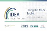Using the MFS toolkit - CIFR · 2017-03-24 · Developed by CIFR, the Maintenance of State Financial Support (MFS) Toolkit contains four tools to help state educational agencies (SEAs)