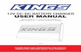 12V DC-DC BATTERY CHARGER USER MANUAL manuals... · 12V DC-DC BATTERY CHARGER USER MANUAL PLEASE READ AND UNDERSTAND THIS MANUAL COMPLETELY BEFORE USING THIS PRODUCT. AKEP-DC20A_01