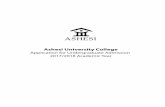 Ashesi University College...Ashesi University College is committed to administering all educational policies and activities without discrimination on the basis of race, color, religion,