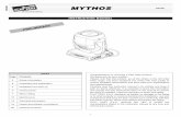 INSTRUCTION MANUAL - Clay Paky · MYTHOS C61391 INSTRUCTION MANUAL Congratulations on choosing a Clay Paky product! We thank you for your custom. Please note that this product, as