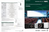 PX1005QL 04 01 0712のコピー · 2019-11-25 · digital cinema projectors and NEC’s unique video processor for image processing. PX1005QL The NEC PX1005QL laser phosphor projector
