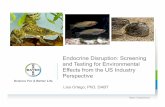 Endocrine Disruption: Screening and Testing for ...eservices.personalcarecouncil.org/Science/15SS/... · Tier 1 Test Order Issued by EPA –allowed 2 years Recipients must respond
