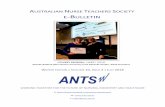 AUSTRALIAN N TEACHERS SOCIETY E-BULLETIN · 2018-08-16 · ANTS e-Bulletin July 2018 | Page 5 CONFERENCE REPORTS 17TH NATIONAL NURSE EDUCATION CONFERENCE ENTITLED CHANGING WORLDS: