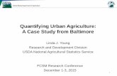 Quantifying Urban Agriculture: A Case Study from Baltimore · 2017-12-04 · Quantifying Urban Agriculture: A Case Study from Baltimore ... • Minimum 36-square-foot area* of growing