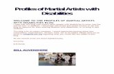 Profiles of Martial Artists with Disabilitiesinosanto.com/adobedocs/mawd_profiles.pdf · 2008-07-27 · Profiles of Martial Artists with Disabilities WELCOME TO THE PROFILES OF MARTIAL