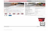 Firestop joint spray CFS-SP WB - Hilti · Firestop Joint Spray CFS-SP WB hilti.co.uk/r4775 Issue 01/2016 Ordering designation Sales pack quantity Item number CFS-SP WB white 1 pc