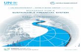Roadmap for a Sustainable Financial System - Summaryunepinquiry.org/wp-content/uploads/2017/11/Roadmap... · ROADMAP FOR A SUSTAINABLE FINANCIAL SYSTEM A UN ENVIRONMENT – WORLD