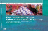 Entrepreneurship Education and Training - World Bankdocuments.worldbank.org/curated/en/845181468030266720/...entrepreneurship, education, and economic development, he supported a global