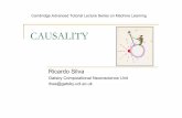 CAUSALITY - University of Cambridgemlg.eng.cam.ac.uk/zoubin/tut06/cambridge_causality.pdf · Spurious causality Eating makes you faithful Will he cheat? How to tell. Ladies, you probably