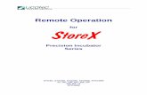 for StoreX · StoreX Series Remote Operation V0711 .doc 4 CMa, 26.03.2009 1. Remote Operation 1.1 RS-232 Serial Port Configuration ASCII data format Full duplex PC: Delimiter CR (Chr