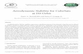 Aerodynamic Stability for CubeSats at … · 2020-03-26 · attitude control point of view, ... free-molecular flow regime than a con-tinuum flow regime (Wertz, 1978). Therefore,