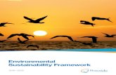 Environmental Sustainability Framework · The Environmental Sustainability Framework (ESF) outlines our challenges in more detail. It describes the strategic context we operate in